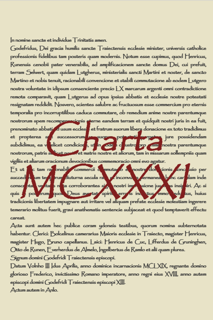 Charta 1131