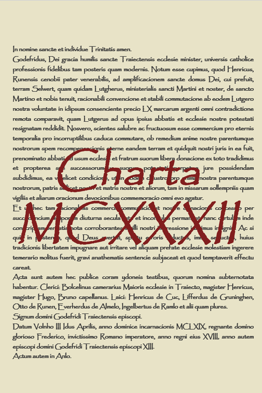 Charta 1132