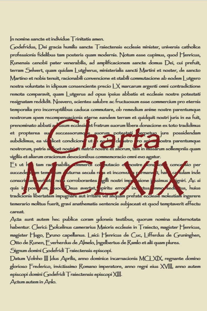 Charta 1169