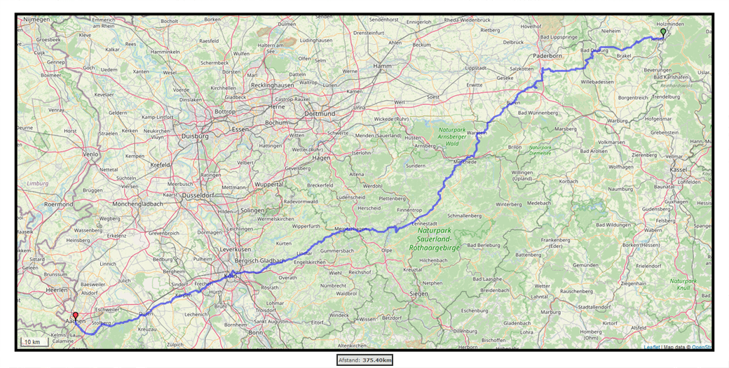 Route Kornelimünster